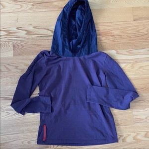 Prada Sport Women's Long Sleeve Top with Hood (M)
